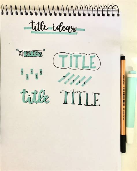 Title Ideas 💡 Hand Lettering Tutorial Lettering Tutorial Title Idea