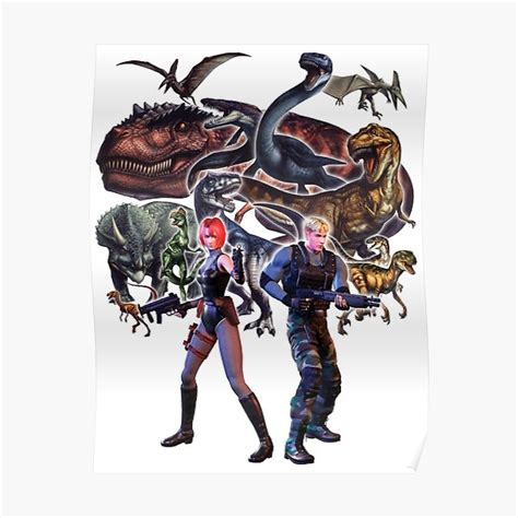 Dino Crisis 2 Poster For Sale By Dpmackstudios Redbubble