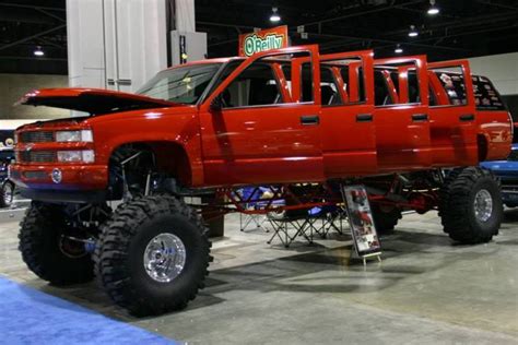 Jacked Up 1994 Chevy Suburban Stretch Limo Off Road Wheels