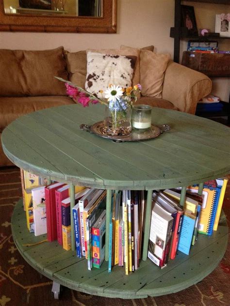 When you take out the middle man and labor costs, you save hundreds of dollars. Round coffee table from wire spools - 30 amazing DIY ideas ...