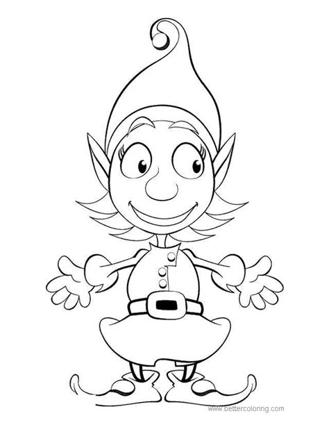 Chibi Elves Coloring Pages Free Printable Coloring Pages