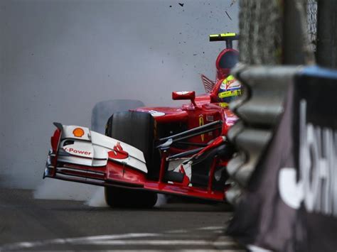 F1 Crash 2013 Saturdays Monaco Crash Mónaco Fórmula 1 Foto