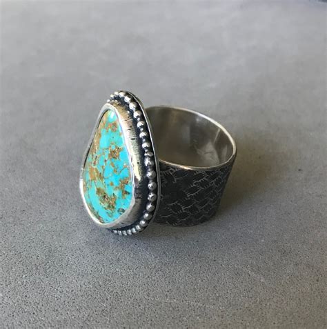 Large Royston Turquoise Ring
