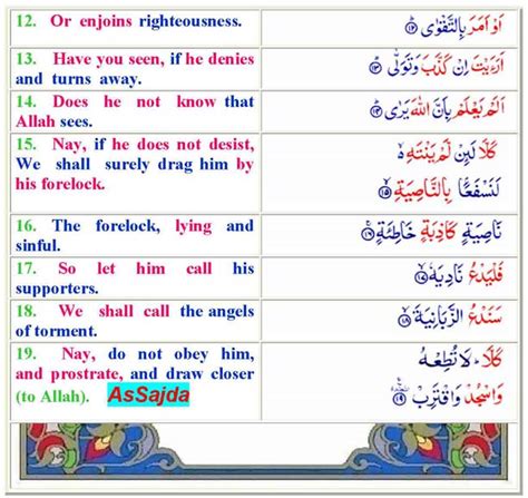 096 Sura Al Alaq Message Of Allah And Message Of Islam
