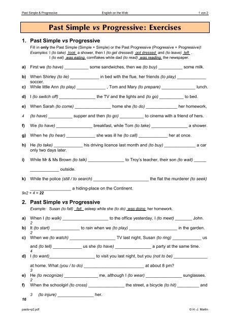 Verb Tenses Past Tense Exercise Review Of The Simple Past Tense And