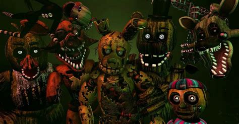Персонажи Five Nights At Freddys 3 обзор аниматроников