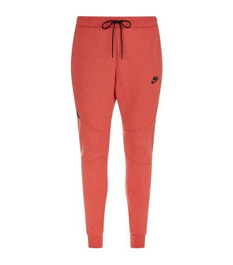 Nike Tech Fleece Sweatpants In Red Modesens Fleece Sweatpants Nike