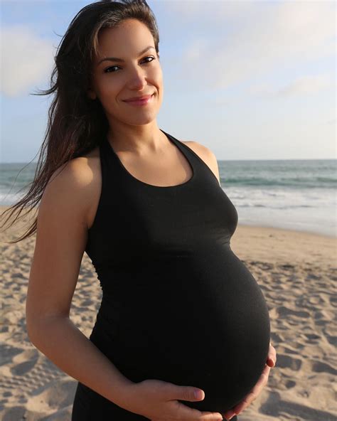 Big Baby Bump And Gorgeous Yummy Mummy At The Beach Showing Off R