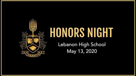 Lhs Honors Night 2020 Youtube