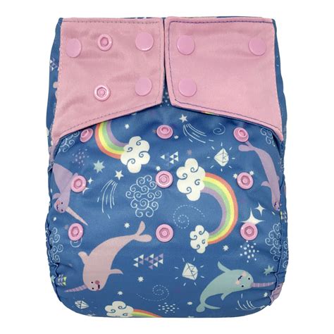 Reusable Diaper Cover Waterproof Shell For Baby Prefold Cloth Diapers