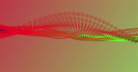 Red And Green Color Line Wavy Techy Line Wavy Animation 07 By Think