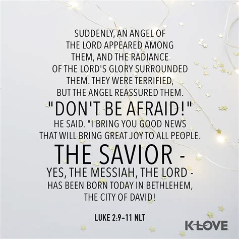 K Loves Verse Of The Day Suddenly An Angel Of The Lord Appeared