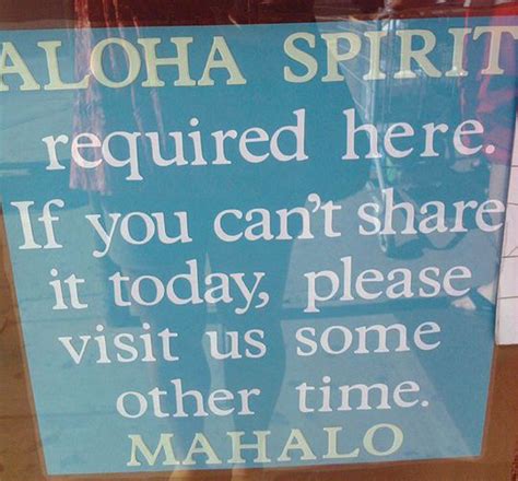 Aloha Spirit Requiredcute Aloha Quotes Hawaiian Quotes Hawaiian Art