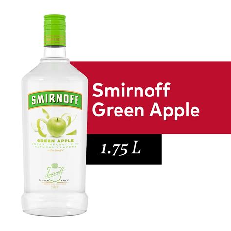 Smirnoff Green Apple 70 Proof Vodka Infused With Natural Flavors 1
