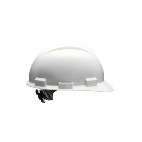 Bullard White 4 Point Ratchet Suspension Cap Style Hard Hat Hh61whx