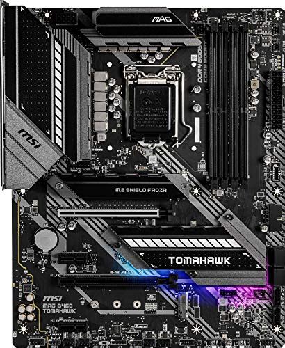 Msi Mag B460 Tomahawk Gaming Motherboard Atx 10th Gen Intel Core Lga