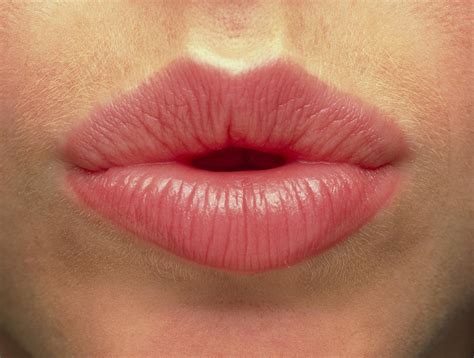Close Up Of The Pink Lips Of A Woman Front View Photograph By Phil Jude