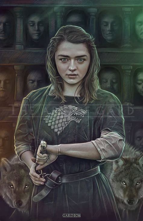 Arya Stark From Game Of Thrones 11x17 High Quality Art Print