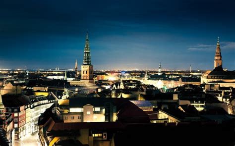 Copenhagen Denmark Skyline By Night Photorator