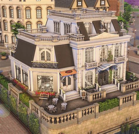 1 I Made A Parisian Style Build With Two Apartments And Cute Coffee
