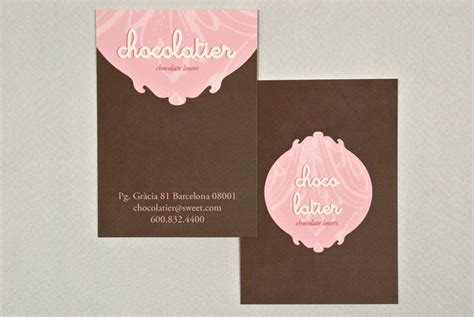 Elegant Chocolatier Business Card A Photo On Flickriver