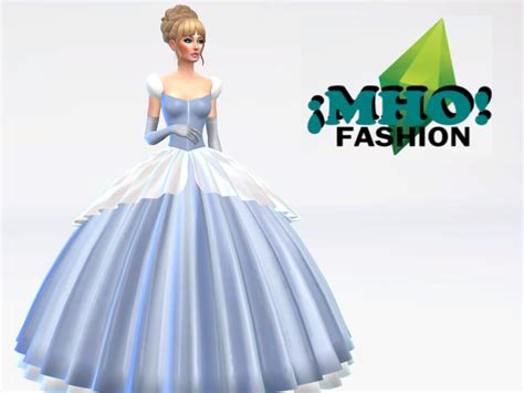 The Sims Resource Beautiful Cinderella Dress