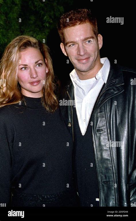 Singer Harry Connick Jr With Wife Model Jill Goodacre At The Samuel