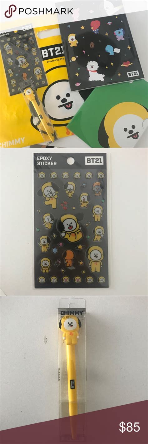 Bts Bt21 Chimmy Stationary Set I Just Came Back From Korea And I Have