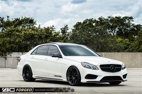 Mercedes Benz E63 Amg W212 White Bc Forged Hca162s Wheel Front