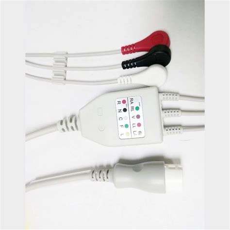 3 Leads Ecg Cable And Placement Yqf Medical Cable