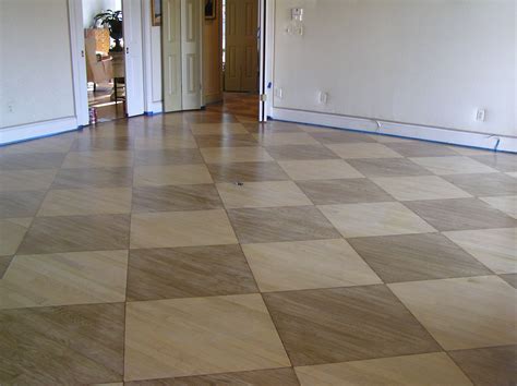 A painted wood floor properly painted with gaps between boards cleaned and filled (below) will be both historically significant and easy to care for. Painted Hardwood Floors with Elegant Impression - Traba Homes