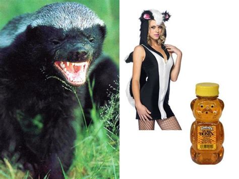 Guess Who S Going To Be A Sexy Honey Badger For Halloween Haha Full Body Costumes Easy