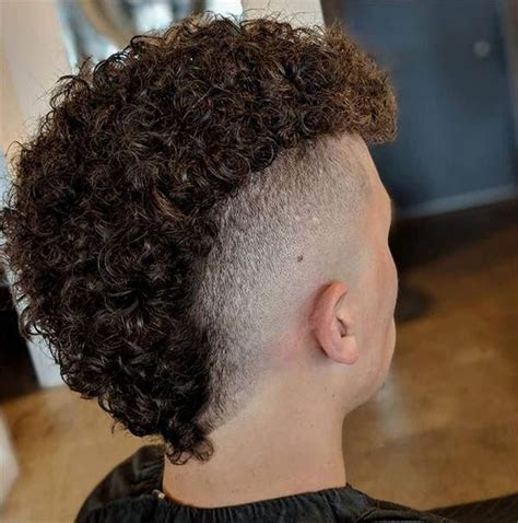 Curly Mohawk Punk Hairstyles For Men Blackhairstyles Fade Haircut