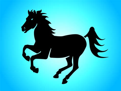 Simple Horse Graphic Download Free Vector Art Stock Graphics And Images