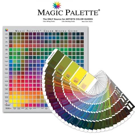 Magic Palette Color Matching Mixing Guides Jerrys Artarama