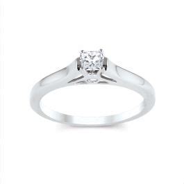 Online approval regardless of your prior if you have less than perfect, no credit, looking for ways to establish new credit or want to save your major credit cards for emergency crown jewelers. 14k White Gold Simple Engagement Ring | Don Roberto Jewelers