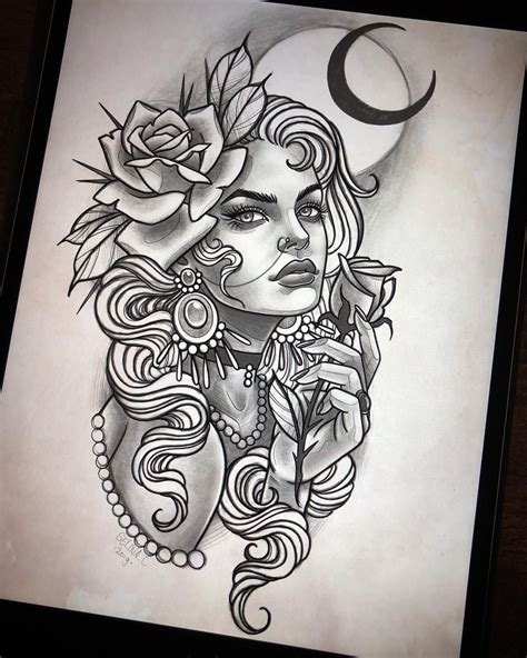 for today tattoo design drawings lace tattoo design girl face tattoo