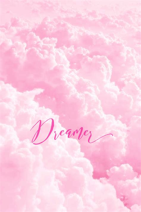 Pink Dreamer Iphonemobile Background Evaland Pink Clouds Wallpaper
