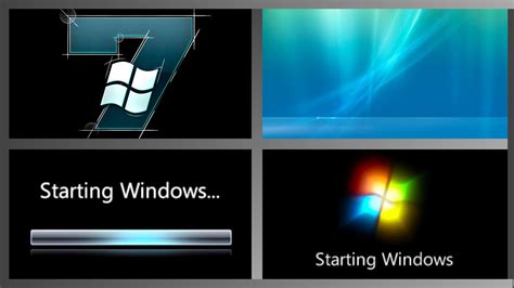 Every Windows 7 Boot Animation Youtube