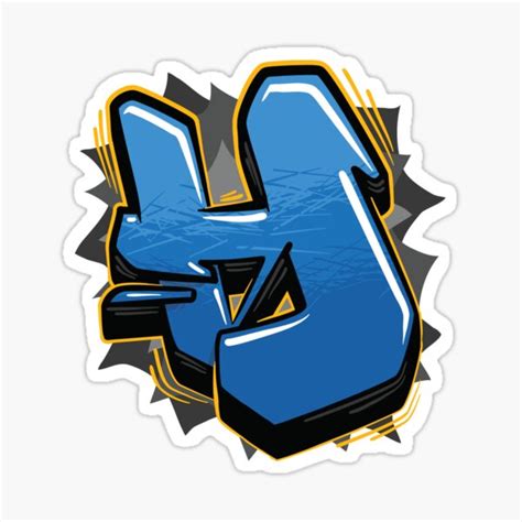 Copy Of Graffiti Letter H Sticker For Sale By Namegraffiti Redbubble