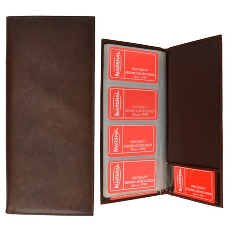 Gallery of tiffany business card holder. Genuine Leather Business Card Holder Book Organizer 160 ...