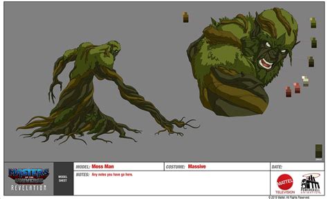 Moss Man Ver 01 Character Sheet Motu Revelation By Michaelxgamingph On