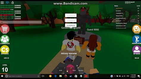 Summoning Guest 666 In Oblivious Hd Roleplay Worlda Chaos Roblox