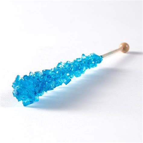 Blue Raspberry Rock Candy On A Stick Bulk Candy
