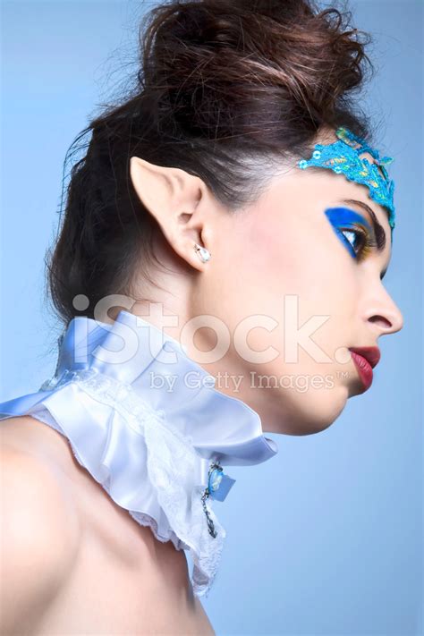 Portrait Of Woman With Elf Ears Stock Photo Royalty Free Freeimages