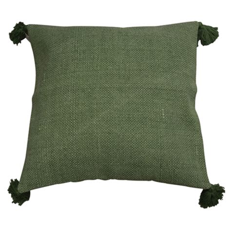 Green Tassle Cushion | Green cushions, Cushions, Tassles