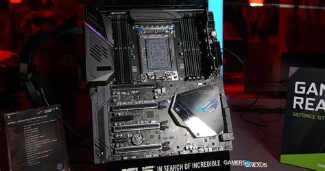 Asus Shows Off Flagship Rog Zenith Extreme X Motherboard Pc