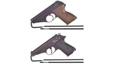 Two World War Ii German Police Marked Semi Automatic Pistols Rock