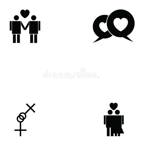 Sexual Icon Set Stock Vector Illustration Of Vector 107352484