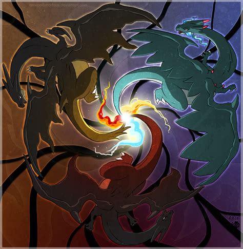 Trinity Of The Fire Lizard By Renepolumorfous On Deviantart
